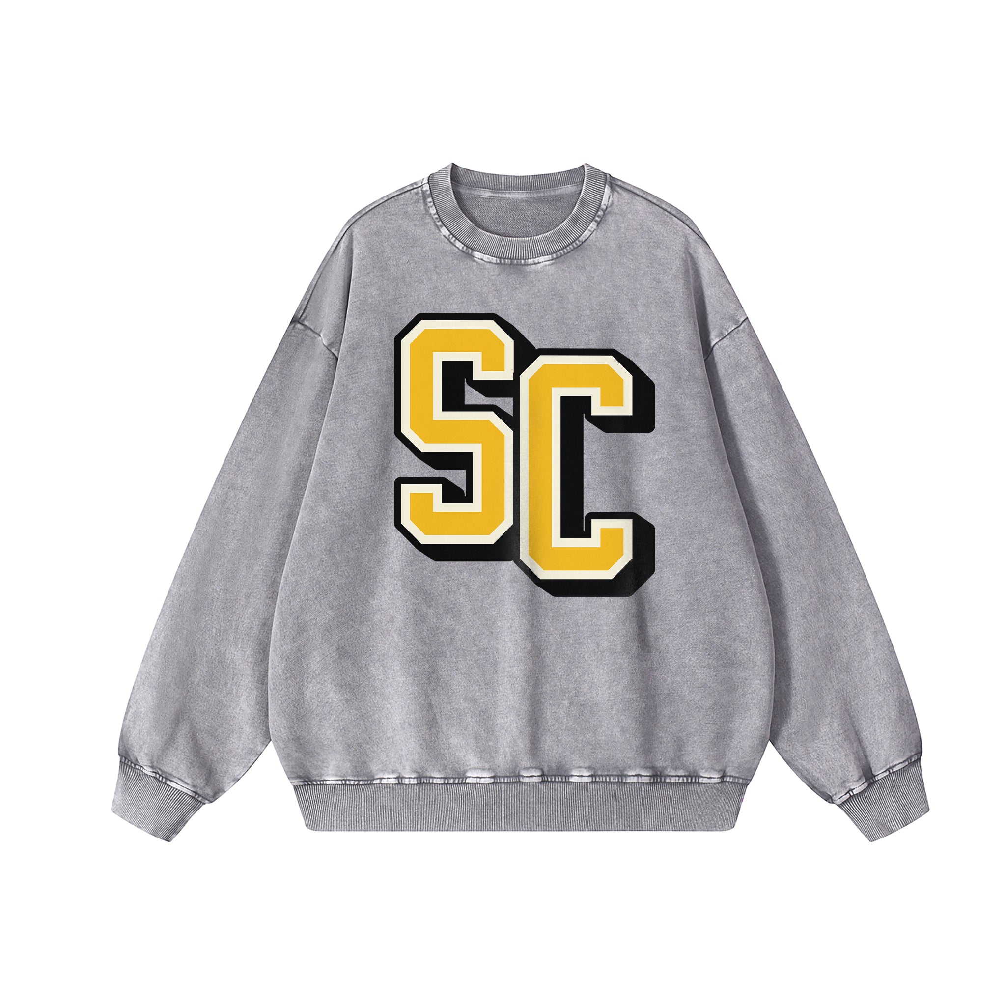 Acid Wash Oversize Sweatshirt